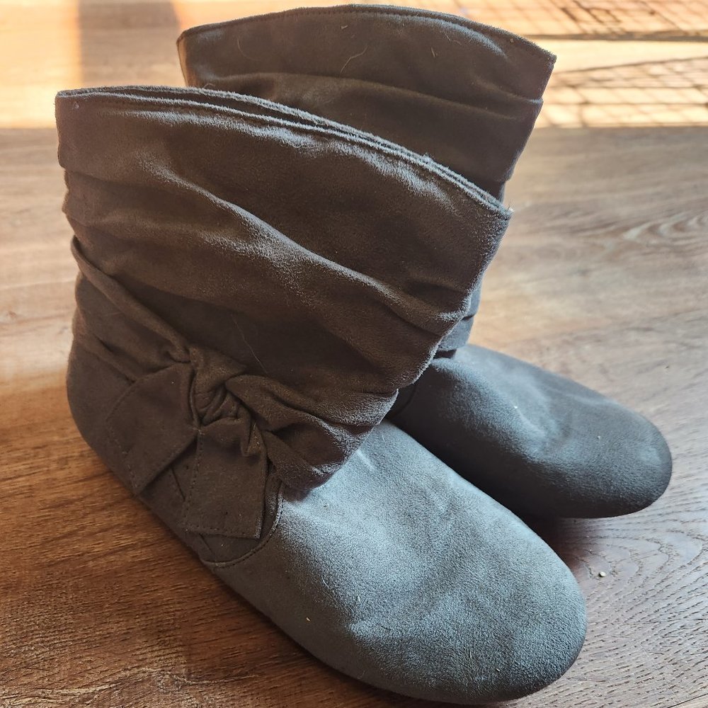 Gray Boots
